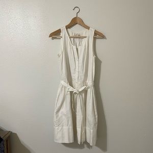 Gap White Tie Dress